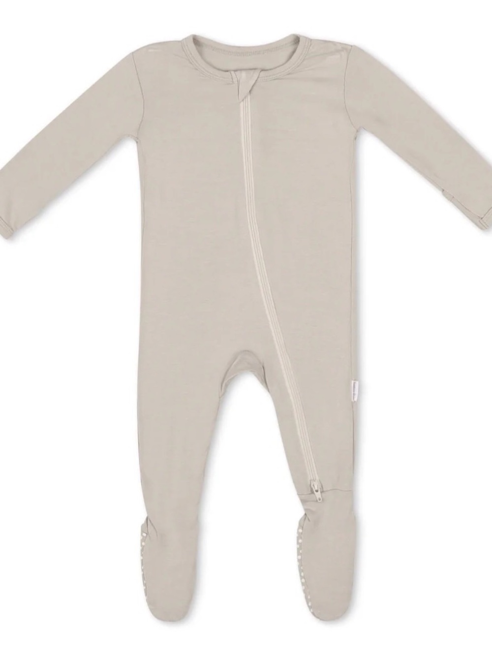 Bamboo Little Oat Zippered Footie